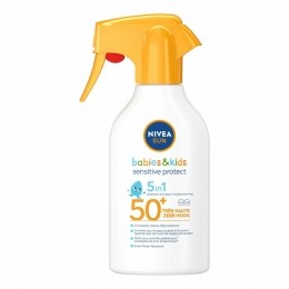 3xNiveaSunBabiesKidsSensitiveProtectZonnespraySPF50270ml
