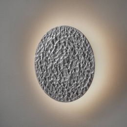 HollnderLEDwandlampMeteor27cmzilver
