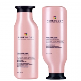 PureologyPureVolumeShampooandConditionerRoutineForFlatFineColourTreatedHair266ml