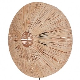 Beliani-LUMUT-Wandlamp-Naturel-Stro