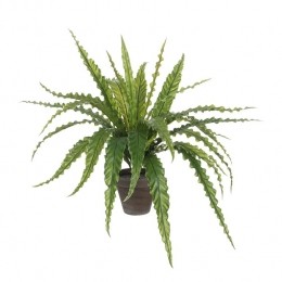 MicaDecorationsAspleniumKunstplantinBloempotH54cm