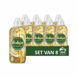 8xRobijnWasverzachterBohemianBlossom38Wasbeurten765ml