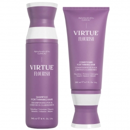 VIRTUEFlourishShampooandConditionerforThinningHairBundle