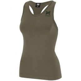 XtremeSportswearSportSingletDamesArmyGreen-S