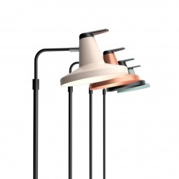 CarpyenVloerlampGaronverstelbaarbeigezwart