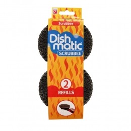 DishmaticStaalsponsNavullingAfwasborstel2stuks