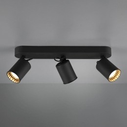 TrioLightingPlafondspotPago3-lampszwart