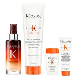 KrastaseNutritive8HourSerum90mlNutritiveThermique150mlwithMiniDeluxeNutritiveShampoo30mlandConditioner30ml