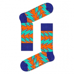 HappySocksRocknRollStripesSokkenOranjePaars