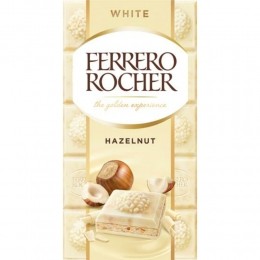 FerreroRocherChocoladeReepWitte90gr