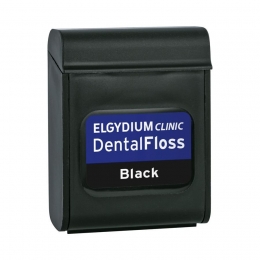 ElgydiumClinicDentalFlossBlack50m