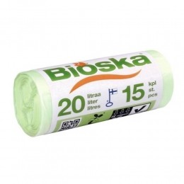 BioskaAfvalzakken20liter15stuks