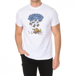T-shirtKorteMouwKukuxumusuZURRUNBILO-WHITE