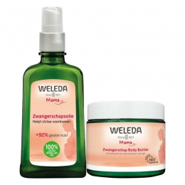 WeledaMommy-to-be-Zwangerschapsolie1x100mlZwangerschapBodyButter1x150ml-Pakket