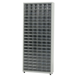 Kleinmateriaalkastmetschuifbakken-132bakken-181x78x23cm-ASK-201Grijsral7035