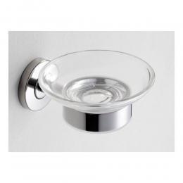 WiesbadenzeepschaalhoudermetglasRVS304