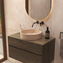 SalenziTravertinLightWaskom40x40x10cmOpbouwmodel