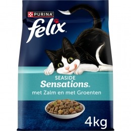 4xFelixKattenvoerDroogSeasideSensations4kg