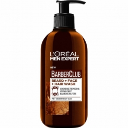 3xLOralMenExpertBarberClubBaardGezichtHaar3-in-1Wash200ml