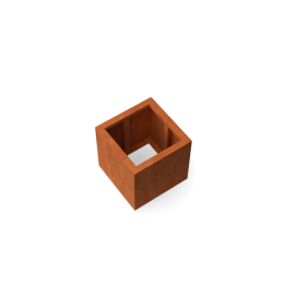 QuadravierkanteplantenbakcortenstaalL50xB50xH50cmGeroba-Geroba