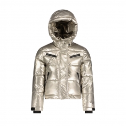 SuperrebelGirlsSpicyMetallicHoodedSkiJacket
