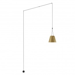 LEDS-C4Attichanglampconischdecentraalgoud