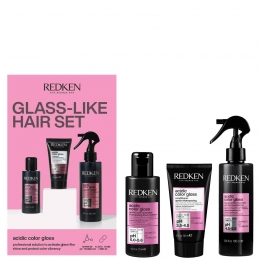 RedkenAcidicColorGlossDiscoverySetHeatProtectionHairTreatment190mlShampoo75mlConditioner50ml