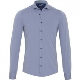 OverhemdLangeMouwPureHTicoTheFunctionalShirtStrepenNavy