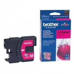Inktcartridgebrotherlc-980mrood