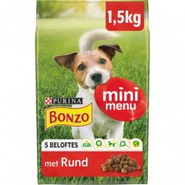 3xBonzoDroogvoerMiniMenuRund15kg