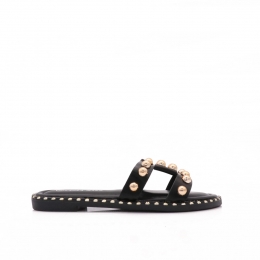 KikiSlippersZwartGoud