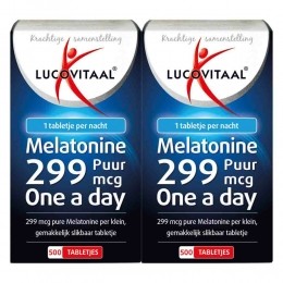 GratisVerzending2xLucovitaalMelatoninePuur0299mg500tabletten
