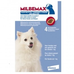 MilbemaxOntwormingKauwtablettenHond1-5kg4tabletten