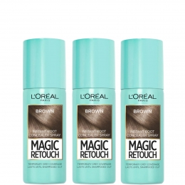 LOralParisMagicRetouchMediumBrownRootConcealerSprayTrioBundle