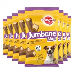 8xPedigreeJumbstoneHondensnacksMiniKipLam160gr