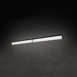 SlampLED-hanglampModulaDoublegeplooidzwart