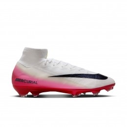 NikeZoomMercurialSuperfly10EliteGrasVoetbalschoenenFGWitRoodZwart