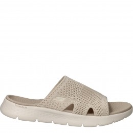 SkechersGoWalkFlexSlippersDamesBeige