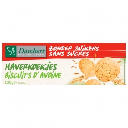 12xDamhertHaverkoekjesZonderSuikers160gr