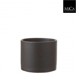 Erapotronddonkergrijsh145xd175cmMicaDecorations-Micadecorations