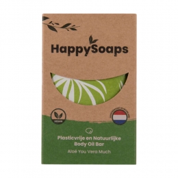 HappySoapsBodyOilBarAloYouVeraMuch70gr