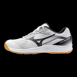 MizunoCYCLONESPEED5VolleybalschoenenWitZwartChamoisDamesHerenMaat425