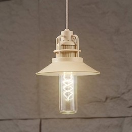 LindbyLEDhanglampRaulbeigealuminium15cm