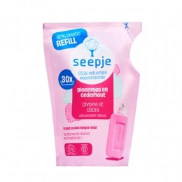 SeepjeWasverzachterNavullingPioenroosenCederhout30Wasbeurten750ml