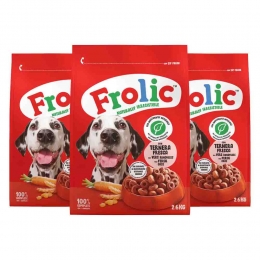 3xFrolicHondenvoerDroogRund26kg