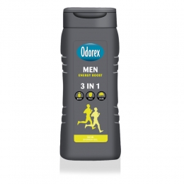 3xOdorexDouchegelForMen3-in-1EnergyBoost300ml