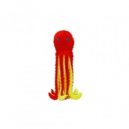 BeezteesPlucheHondenspeelgoedOctopusAmyRood56cm