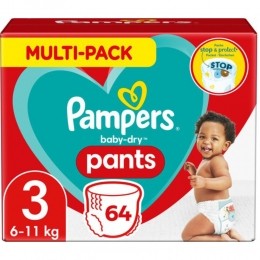 2xPampersBabyDryLuierbroekjesMaat36-11kg32stuks