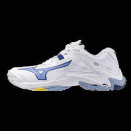 MizunoWAVELIGHTNINGZ8VolleybalschoenenWitBellwetherBlauwBelAirBluDamesHerenMaat44