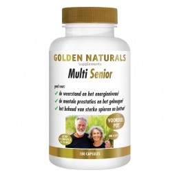 GratisVerzending2xGoldenNaturalsMultiSenior180vegacapsules